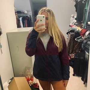 Columbia Maroon/Navy Windbreaker